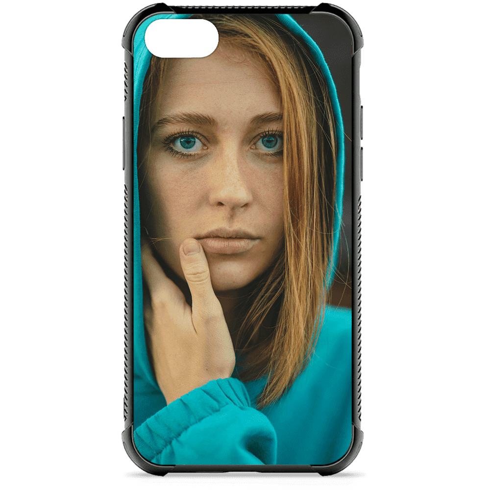 iPhone 7 Custom Case - Black Bumper